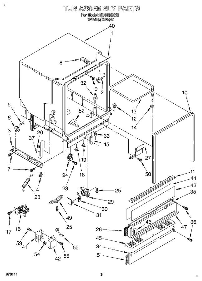 Diagram for DU8750XB0