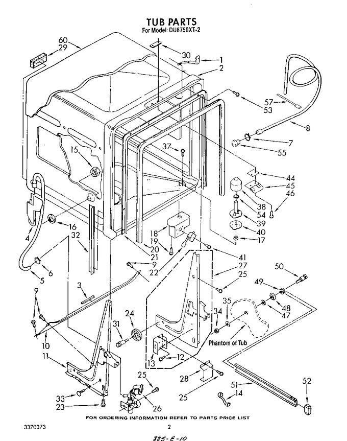 Diagram for DU8750XT2