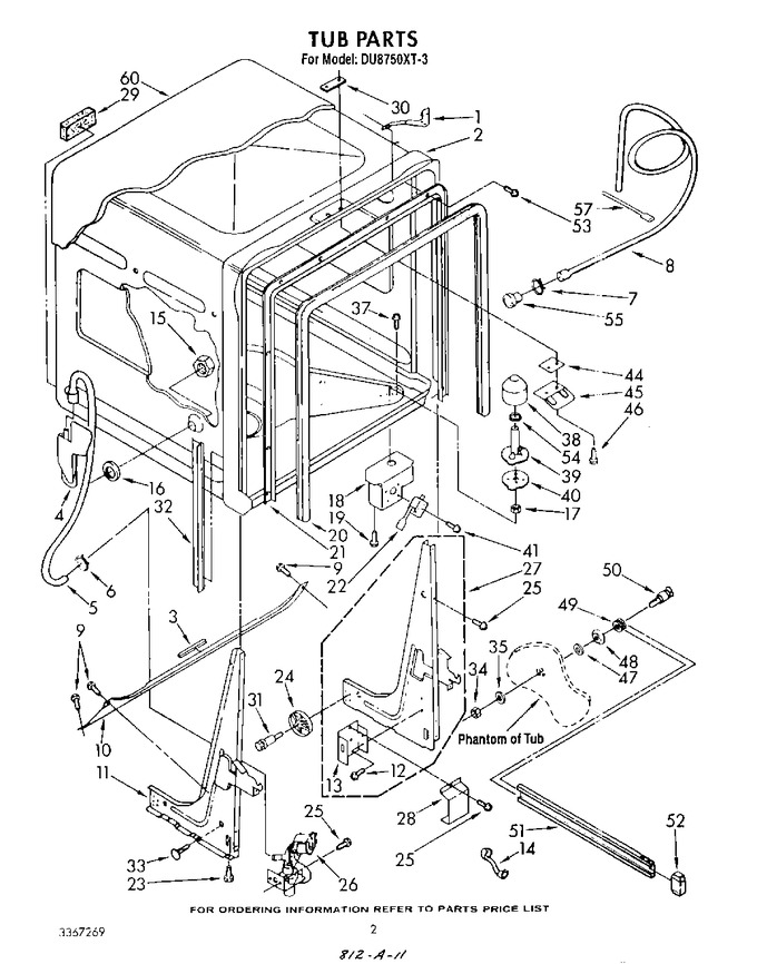 Diagram for DU8750XT3