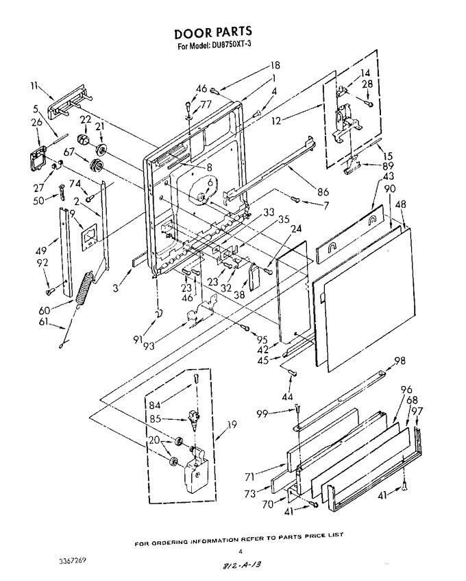 Diagram for DU8750XT3