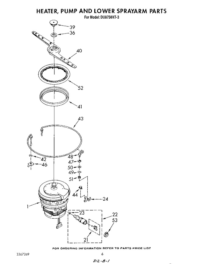 Diagram for DU8750XT3