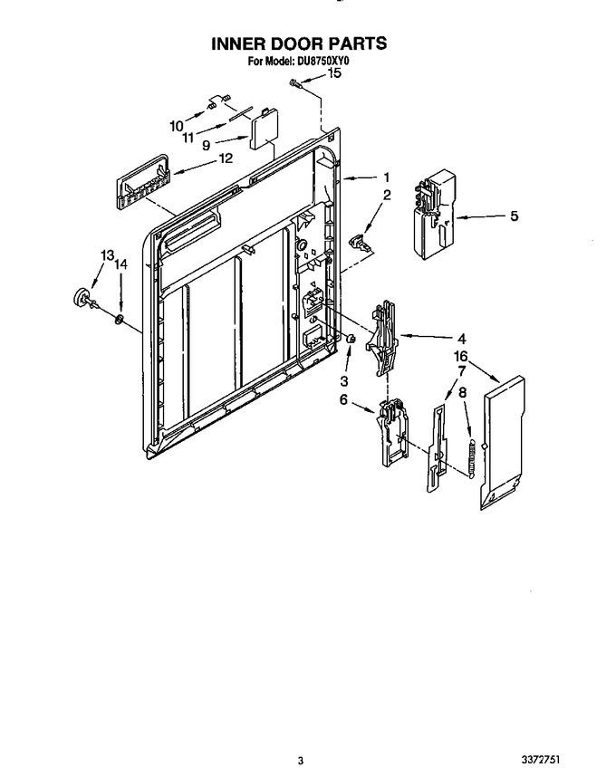 Diagram for DU8750XY0