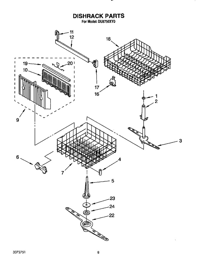 Diagram for DU8750XY0