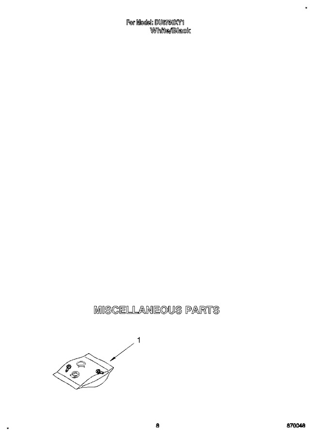 Diagram for DU8750XY1