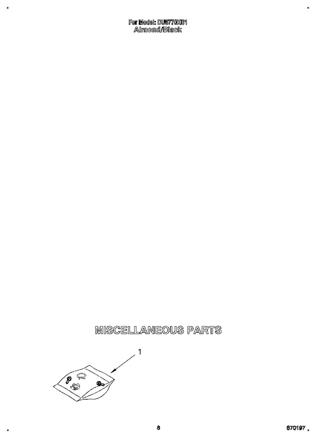 Diagram for DU8770XB1
