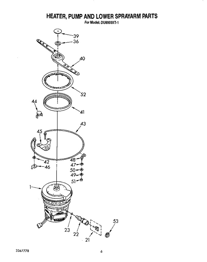 Diagram for DU8900XT1