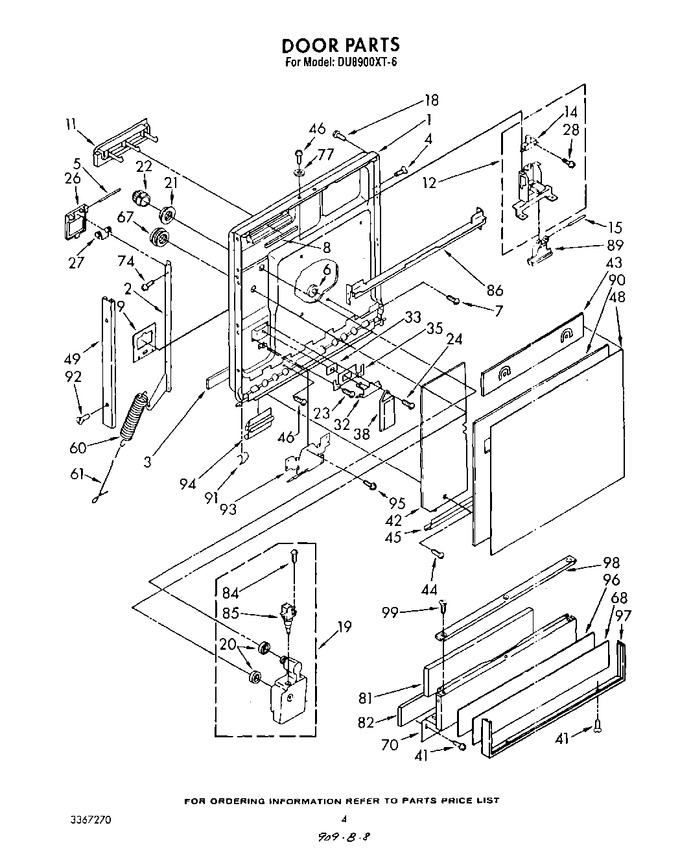 Diagram for DU8900XT6