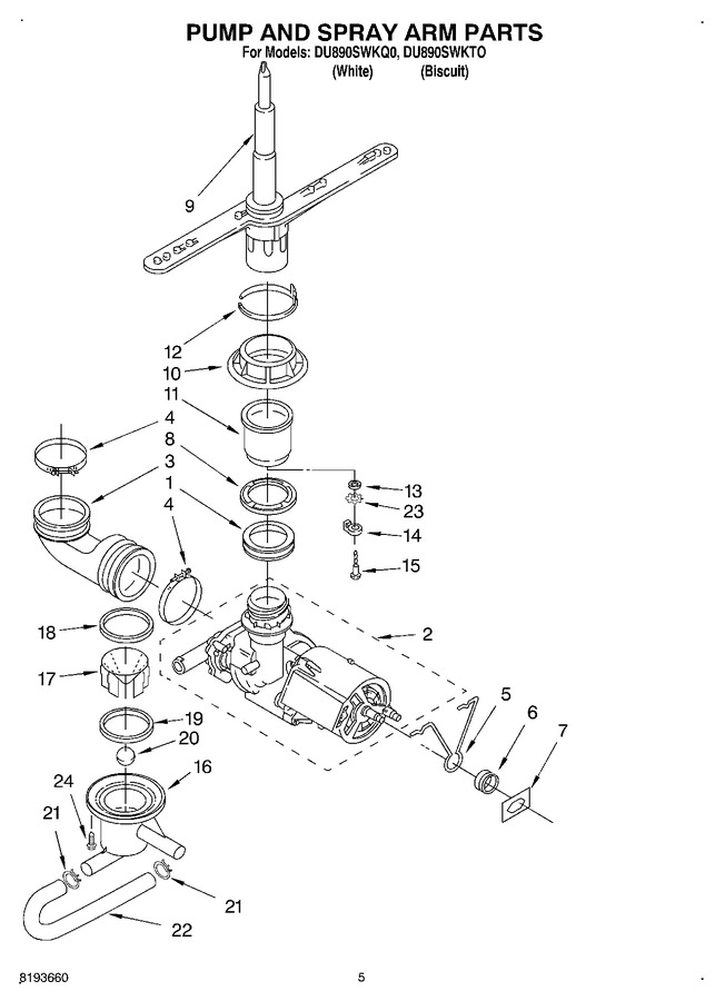 Diagram for DU890SWKT0