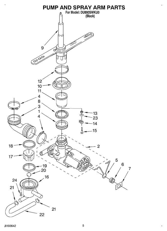 Diagram for DU890SWKU0