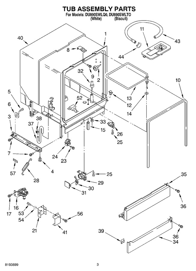 Diagram for DU890SWLQ0