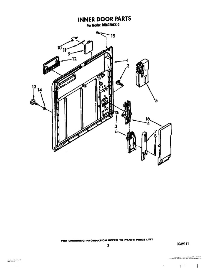 Diagram for DU8920XX0