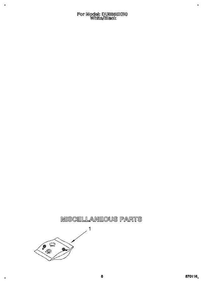 Diagram for DU8950XB0