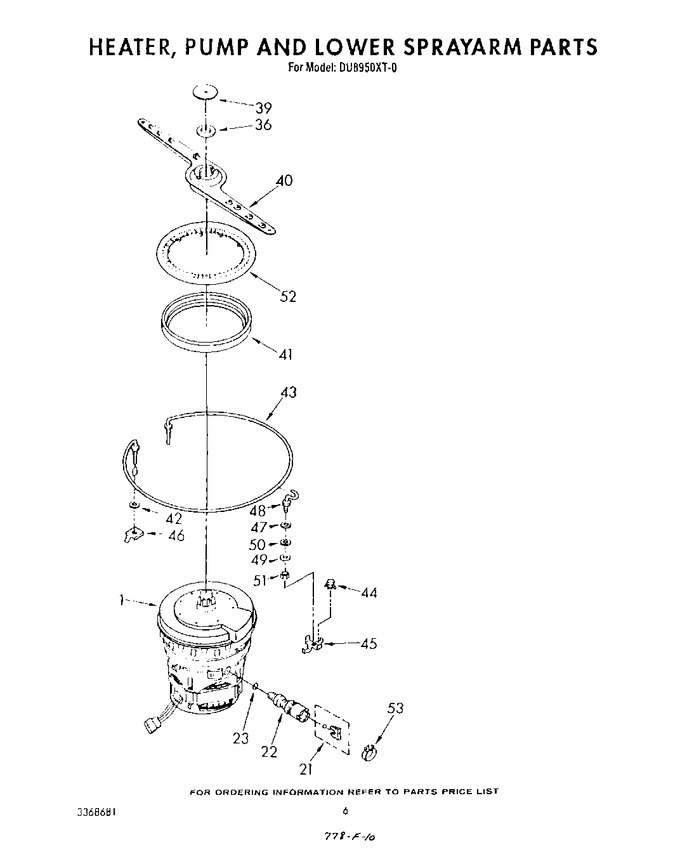 Diagram for DU8950XT0