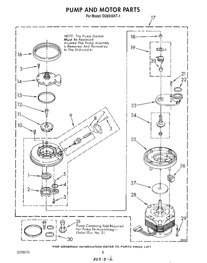 Diagram for DU8950XT1