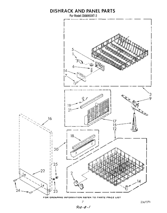 Diagram for DU8950XT3