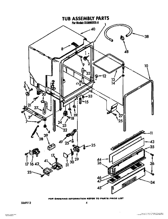 Diagram for DU8950XX0