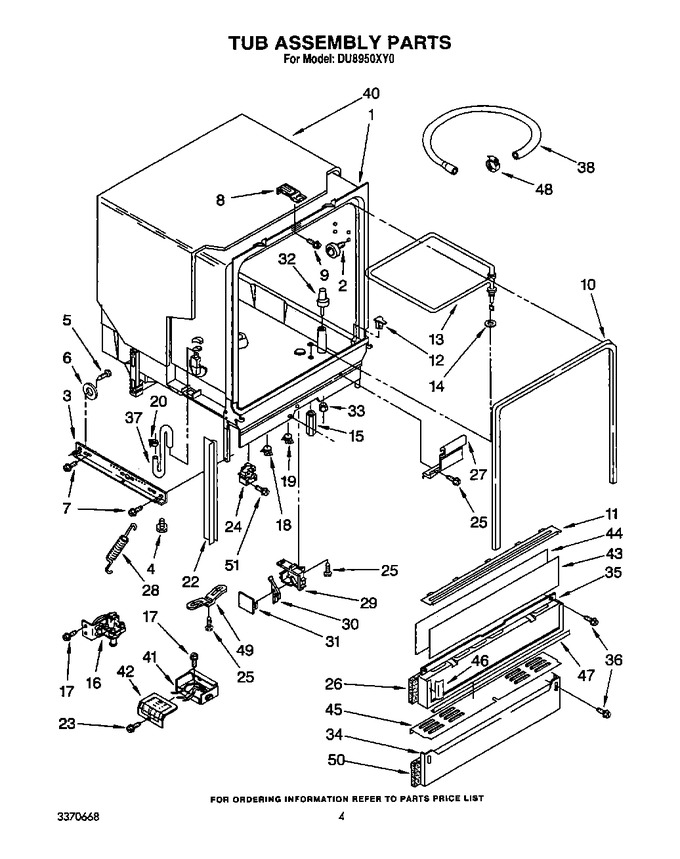 Diagram for DU8950XY0