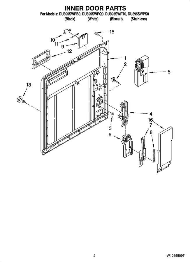 Diagram for DU895SWPB0