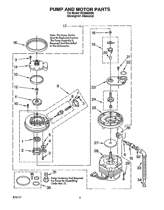 Diagram for DU8960XB0