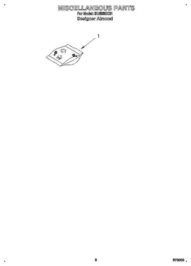 Diagram for DU8960XB1