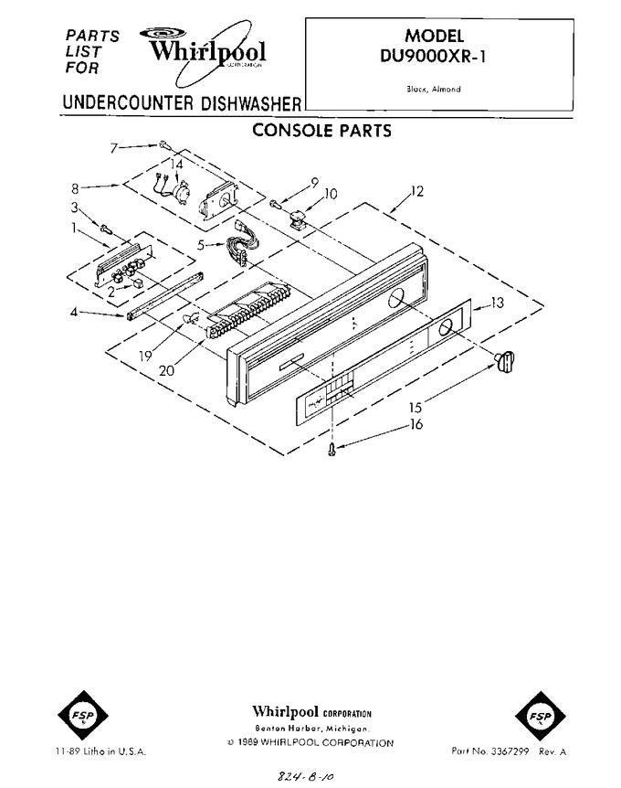 Diagram for DU9000XR1