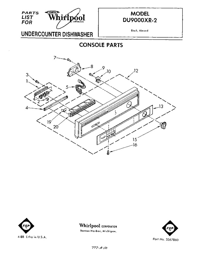 Diagram for DU9000XR2