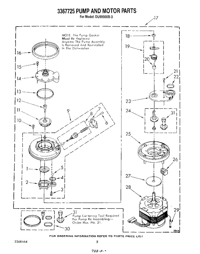 Diagram for DU9000XR3