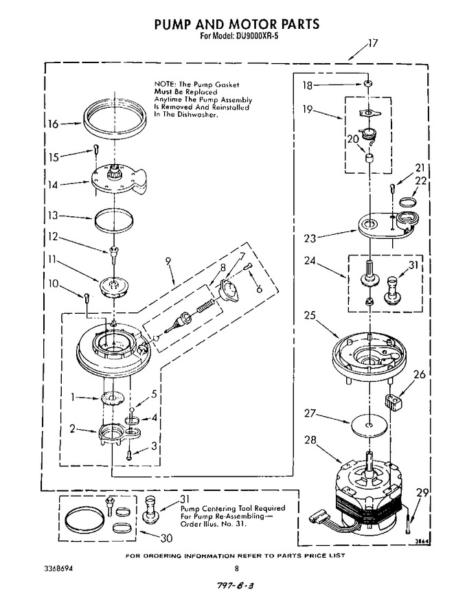 Diagram for DU9000XR5