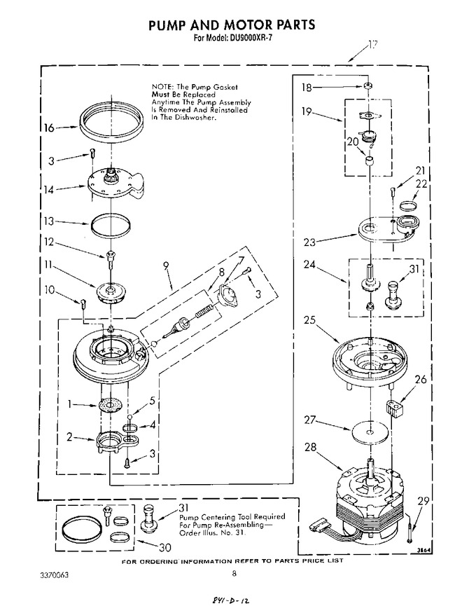 Diagram for DU9000XR7