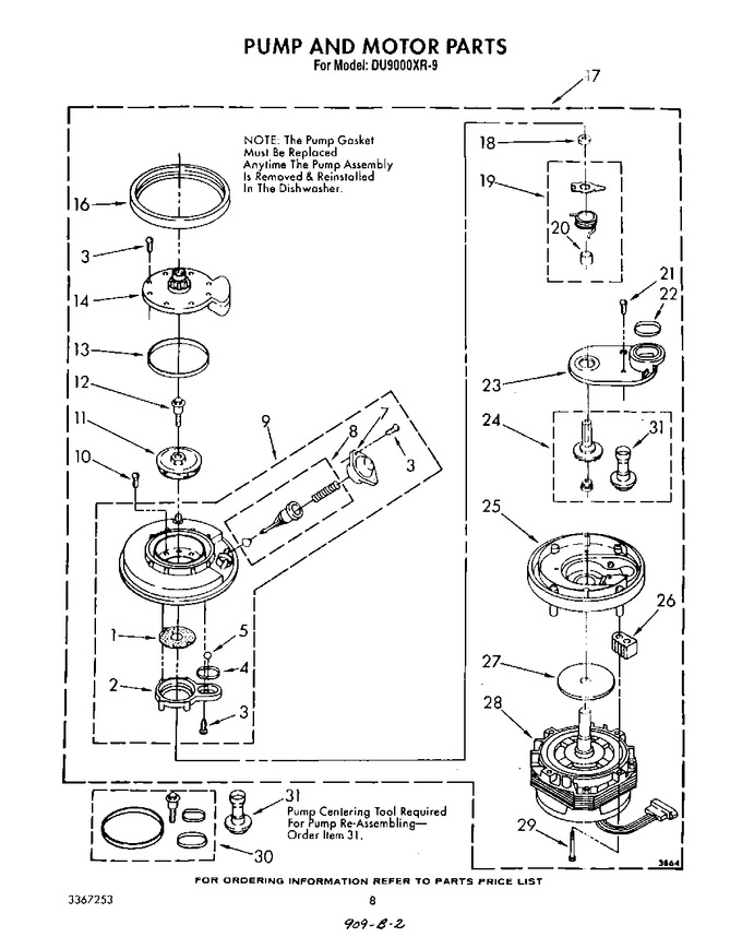 Diagram for DU9000XR9