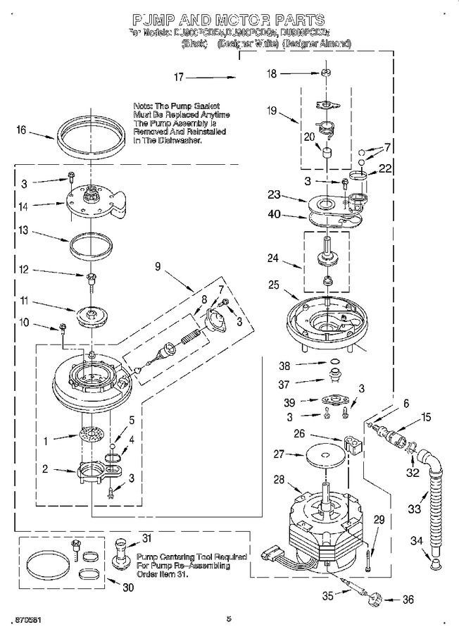Diagram for DU900PCDZ5