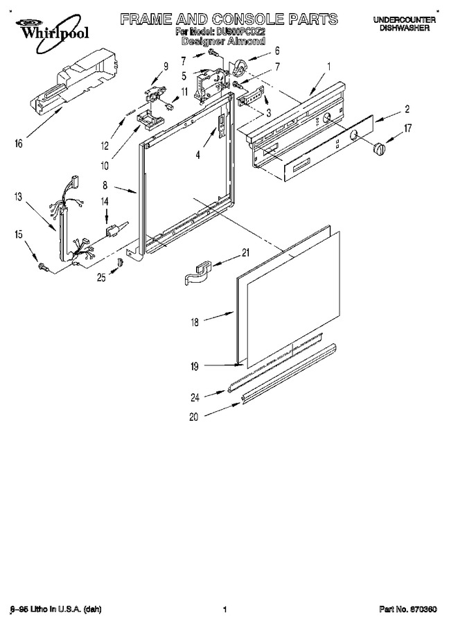 Diagram for DU900PCDZ2