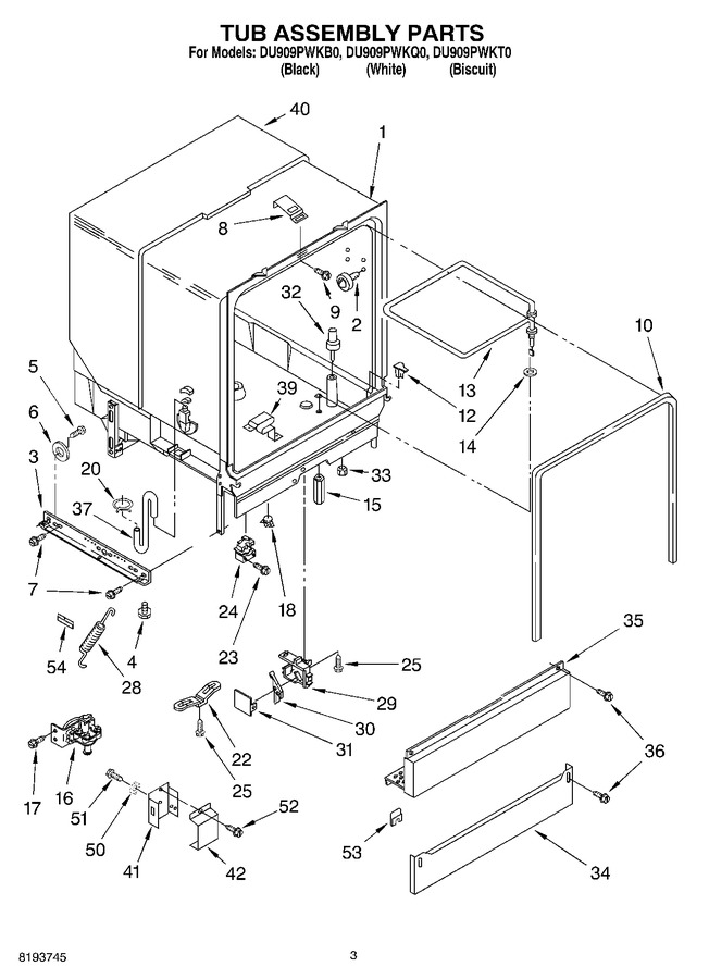 Diagram for DU909PWKT0