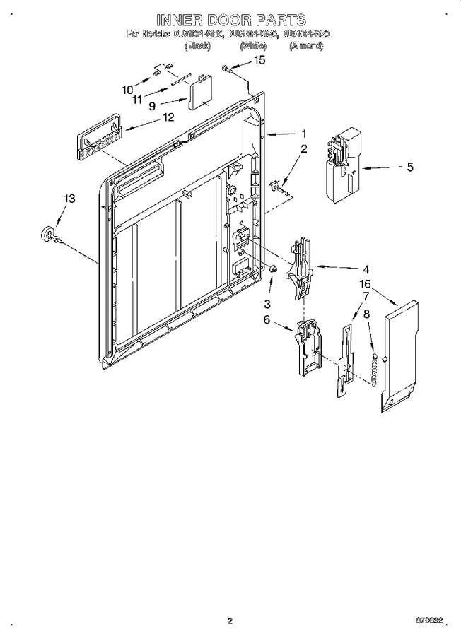 Diagram for DU910PFGZ0
