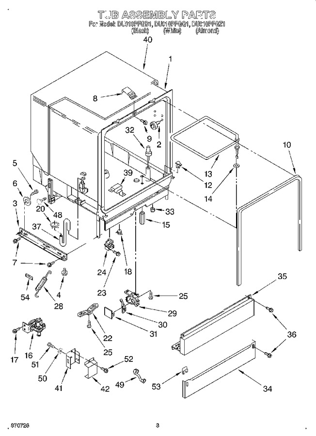 Diagram for DU910PFGQ1