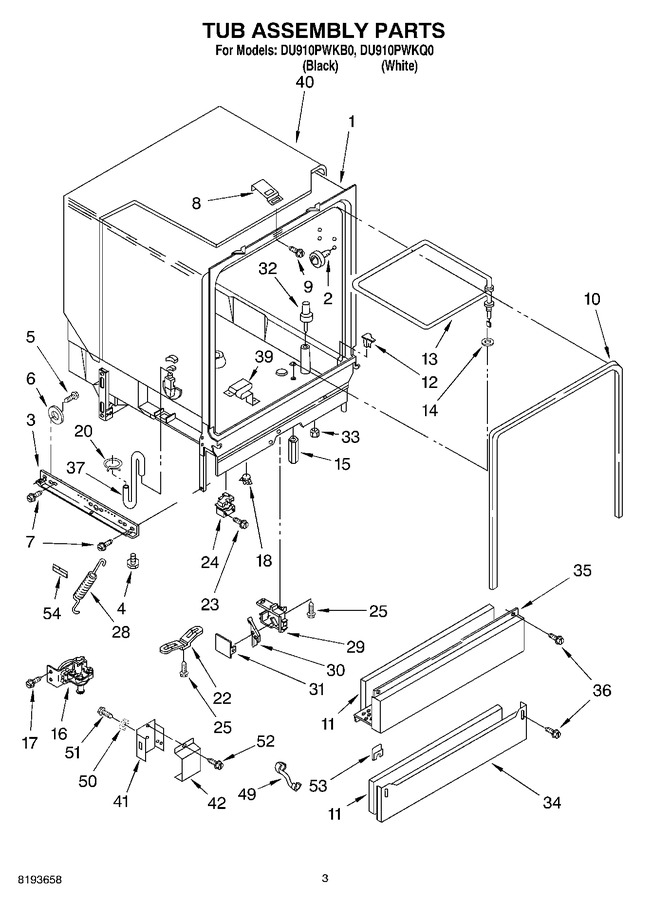 Diagram for DU910PWKQ0