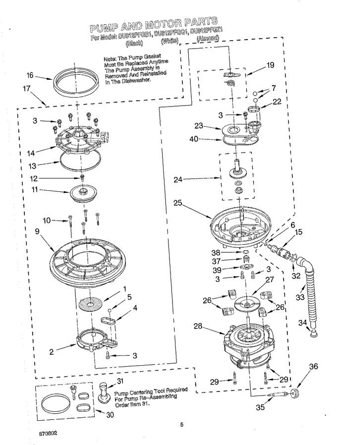 Diagram for DU912PFGZ1