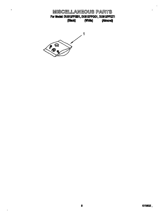 Diagram for DU912PFGZ1
