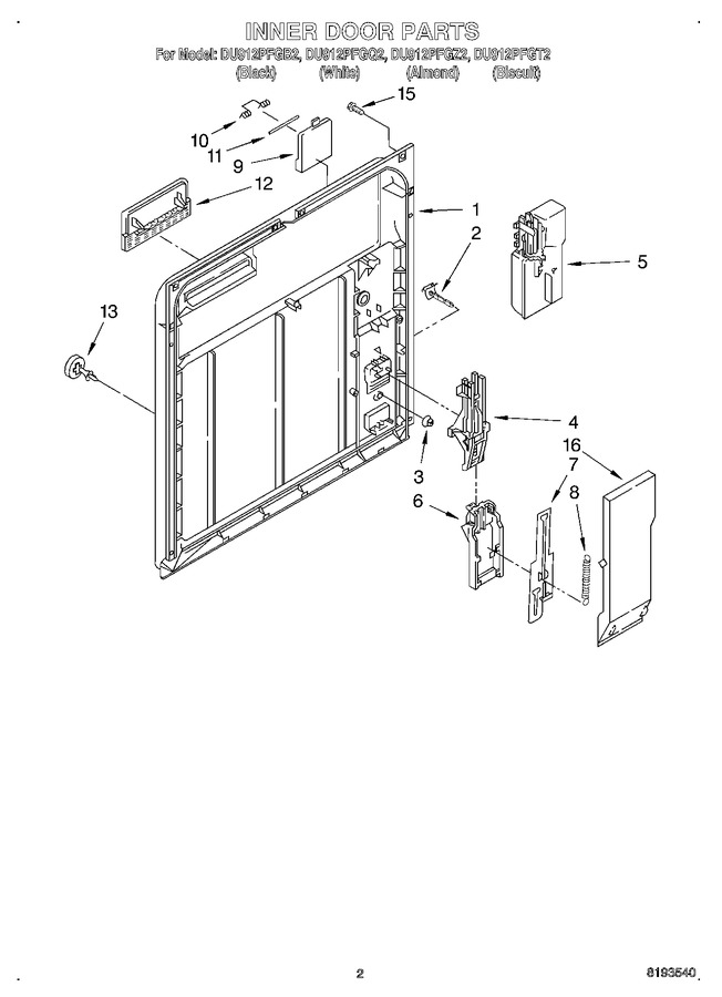 Diagram for DU912PFGB2