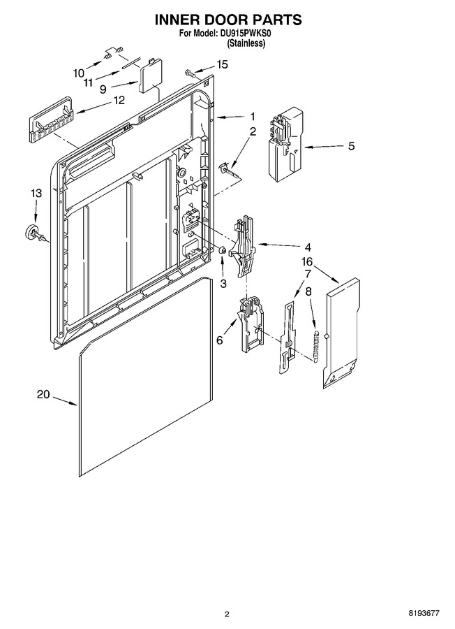Diagram for DU915PWKS0