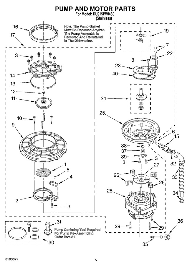 Diagram for DU915PWKS0