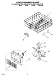 Diagram for 06 - Lower Dishrack Parts, Optional Parts