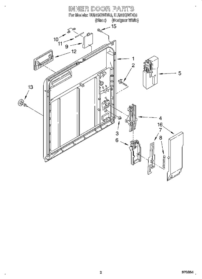 Diagram for DU915QWDB6