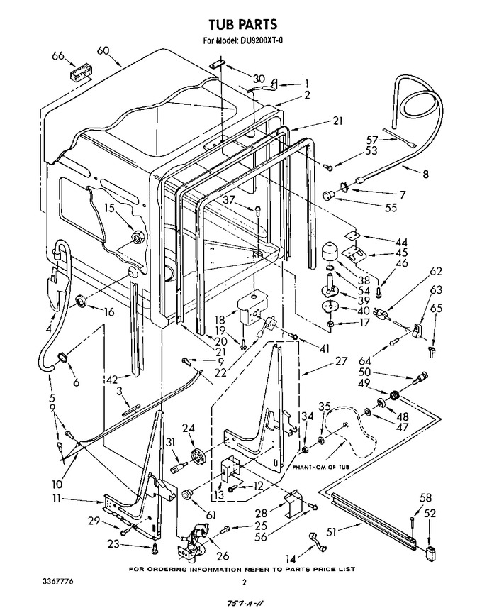 Diagram for DU9200XT0