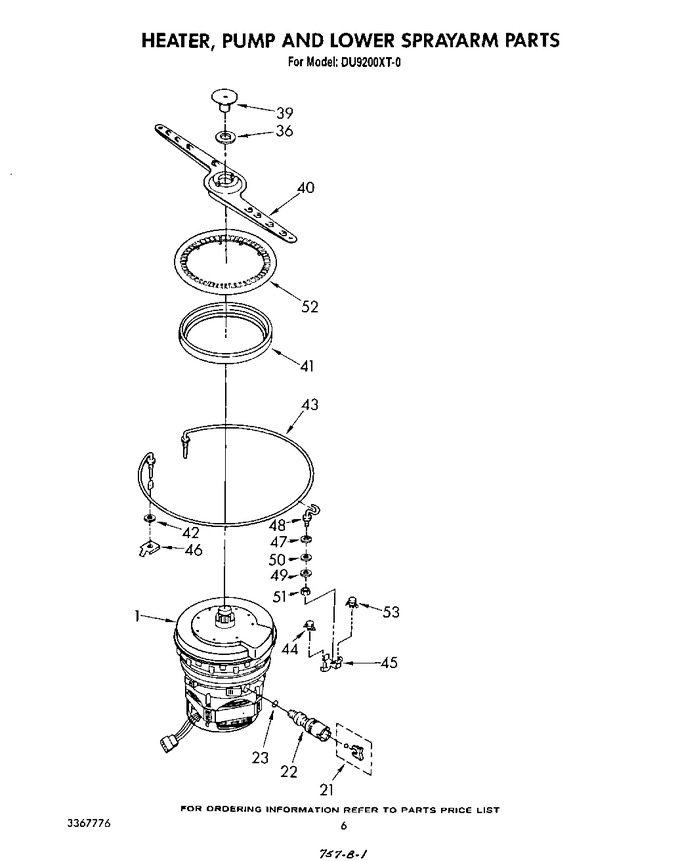 Diagram for DU9200XT0