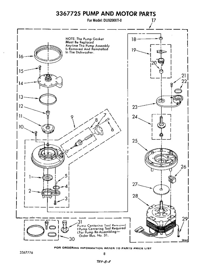 Diagram for DU9200XT0