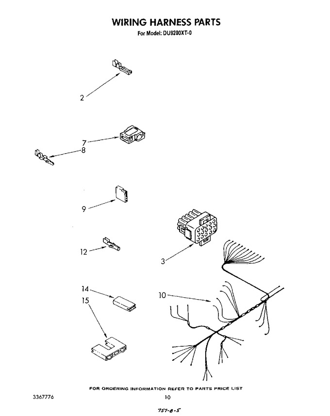 Diagram for DU9200XT0
