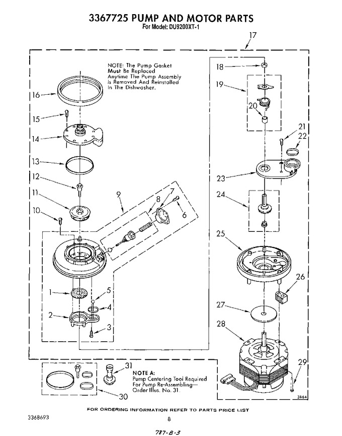 Diagram for DU9200XT1