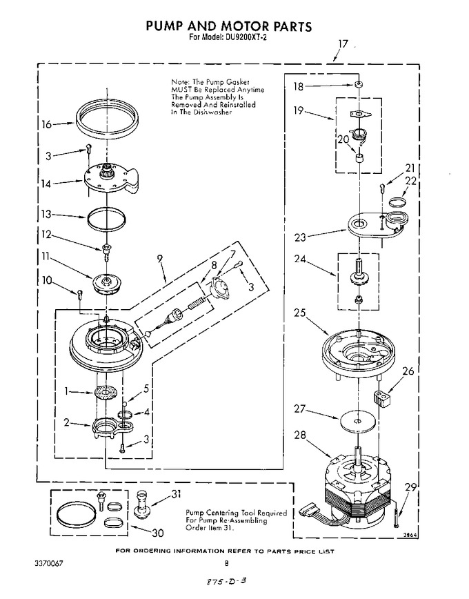 Diagram for DU9200XT2