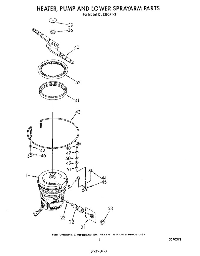Diagram for DU9200XT3